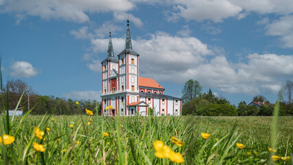 Czech church near Chrudim city