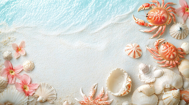 Crabasses sur la Plage Tranquille