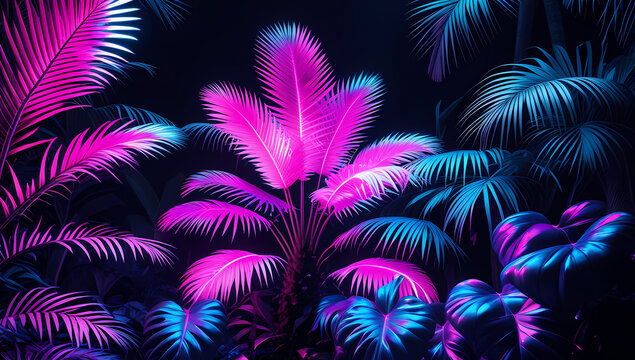 Tropical Neon Plants