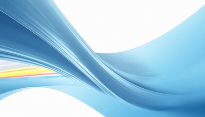 Obraz premium Abstract wavy minimal blue background with gradient colors