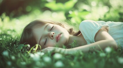 Child breathing fresh air Child faith praise and happiness
