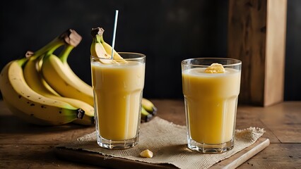 banana smoothie with banana
