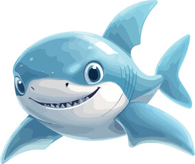 Obraz premium Shark Vector Illustration