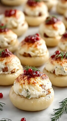 Festive Cream Cheese Bites, Kitchen, Holiday Appetizer