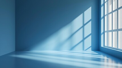 Fototapeta premium Spacious empty room with natural lighting