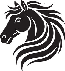 horse head silhouette