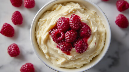 raspberry and cream dessert (Raspberry Honey Butter)