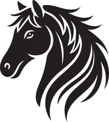 horse head silhouette