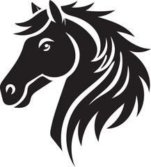 horse head silhouette