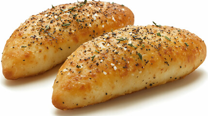 Two Garlic Knots, Studio Shot, Food Photography, Menu