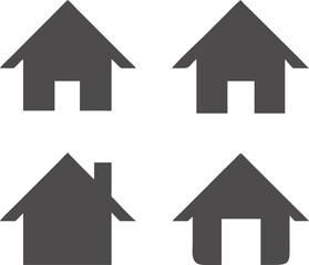 Minimalist Home Symbols – Free SVG Graphic