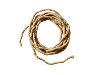 rope on white background