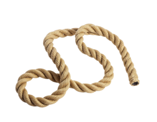 rope isolated on white background