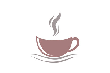 cup of coffee logo, mugs, goblets, beakers, tankards, chalices, and steins logo vector,