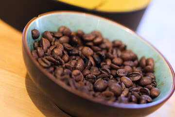 Coffee  beans in a bowl