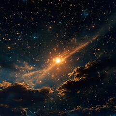 Cosmic Amavasya Night Starry Sky Celestial Wonders Dark Night Night Sky Universe