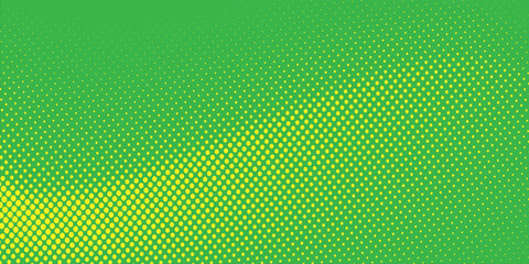 Dots halftone yellow green color pattern gradient texture background simple art
