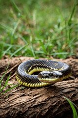 Fototapeta premium snake in the grass