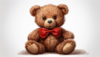 Obraz premium teddy bear with heart