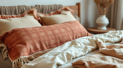 Bohemian Bedroom Decor: Cozy Bedding, Natural Textures, and Serene Atmosphere