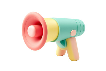 Colorful Megaphone Illustration