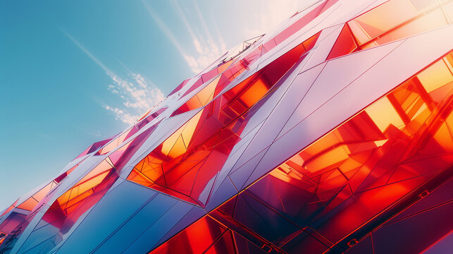 Futuristic Building with Unique Architecture