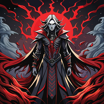 A Crimson Lord of the Night