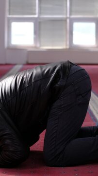 Man Praying In The Mosque