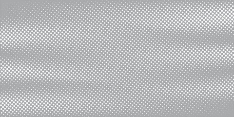 White Background With Halftone Pattern Abstract Technology modern art