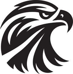 hawk head illustration