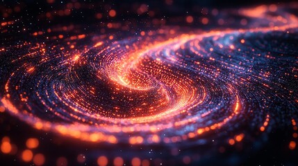Flowing lines form a seal, verified data, secure network, glowing effect