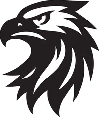 hawk head vector