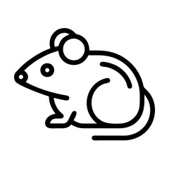 illustration of a mouse /rat icon