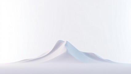 Abstract White and Light Blue