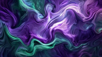Colorful Abstract Fluid Art