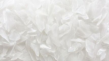 Obraz premium Abstract White Texture Delicate Fragmented Glass or Ice Subtle Light and Shadow Minimalist Design