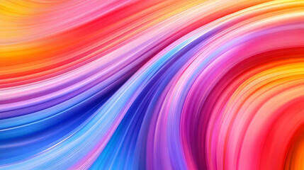 Fototapeta premium Abstract colorful swirls, dynamic motion background, vibrant hues, design element