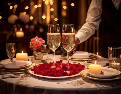 Romantisches Dinner bei Kerzenschein &ndash; Kreative Valentinstagskampagne f&uuml;r die Gastronomiebranche