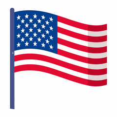 The flag of the United States of America