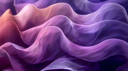 Obraz premium Abstract Purple and Pink Wavy Background Illustration