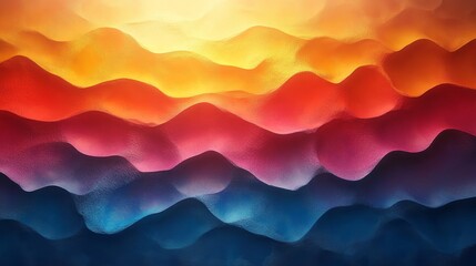 Fototapeta premium A colorful wave with blue, red, and yellow colors