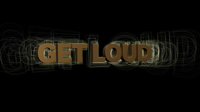 Get loud animated text with a transparent background. Great for any pump up prompt you have in mind - let this save you some time and add it to your composition or use it as a stand alone.
