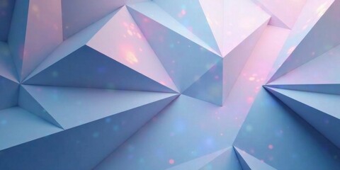 Obraz premium Abstract Pastel Geometric Background with Soft Glowing Lights