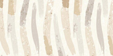 Abstract Neutral Tones Brushstroke Pattern Design for Textile, Fashion, and Interior Decoration