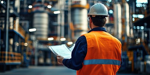 Engineers conducting a structural integrity test on an industrial building