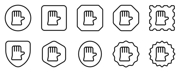 Editable rubber gloves vector icon. Part of a big icon set family. Perfect for web and app interfaces, presentations, infographics, etc