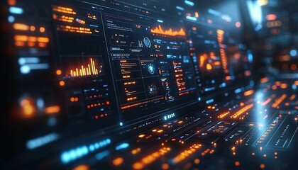 Obraz premium crowdfunding platform powered by AI algorithms, predicting the success of campaigns and helping investors choose projects, Crowdfunding Platform Powered by AI Analytics
