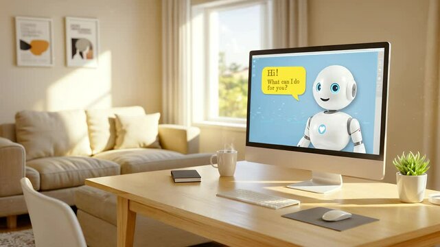 Personal AI robot concierge in my desktop PC.
