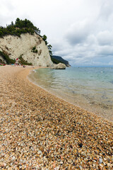 La spiaggia del Frate a Numana, Marche