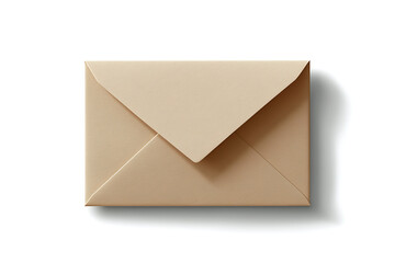 An insulated empty envelope in a minimalist style, featuring clean design, elegant simplicity, modern aesthetics, clear details, and cinematic lighting